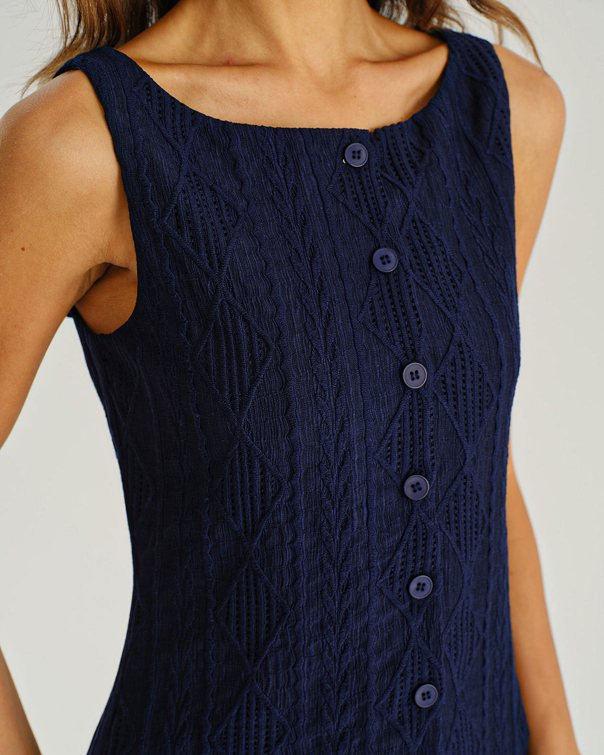 Women's Knitted Polyester Tank Tops Tops - RIHOAS