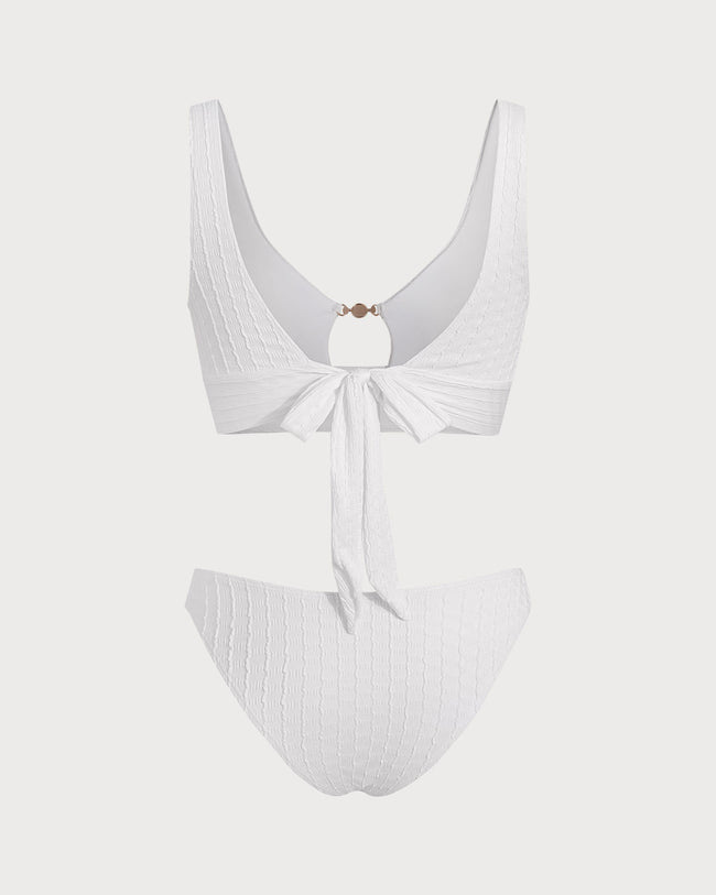 Women's Knitted Polyester Tankini Sets Tankinis - RIHOAS