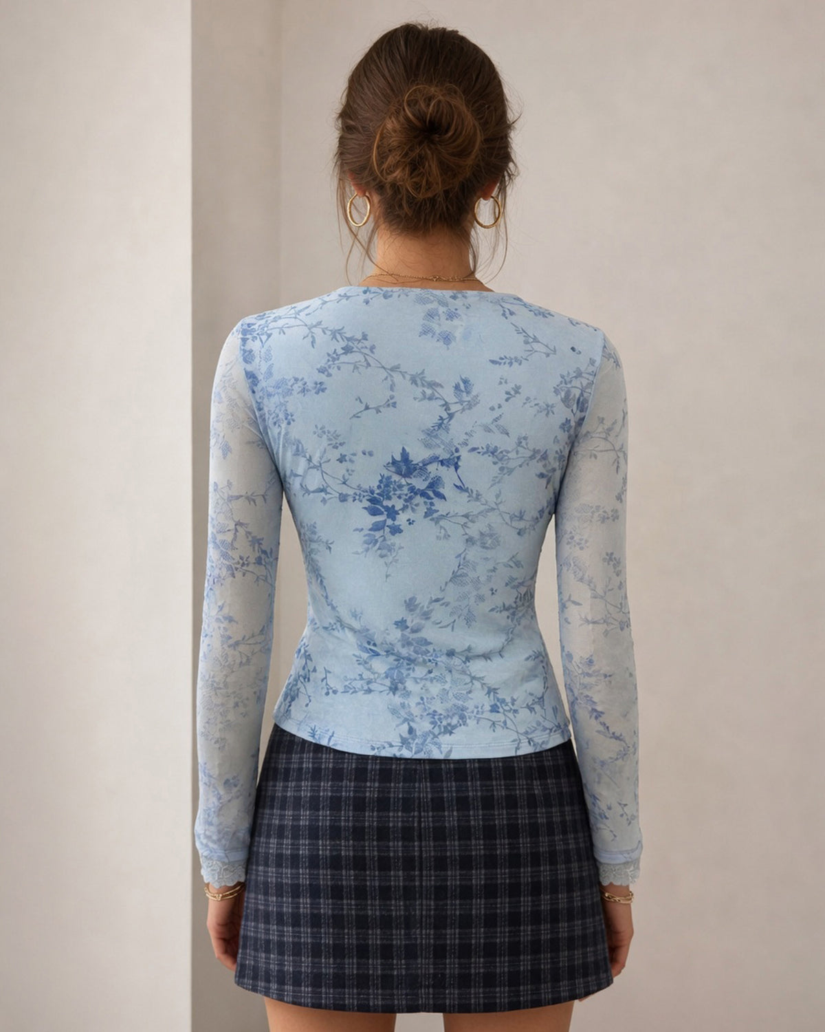 Women's Knitted Polyester Tees - RIHOAS - 04
