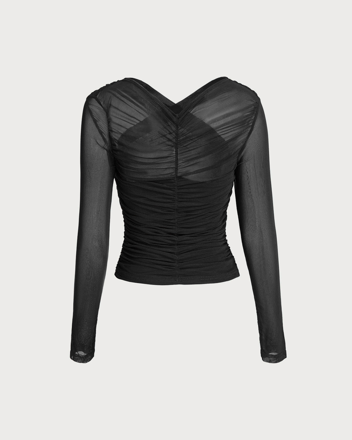 Women's Knitted Polyester Tees Tops - RIHOAS