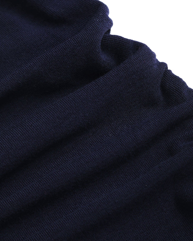 Women's Knitted Polyester Tees Tops - RIHOAS