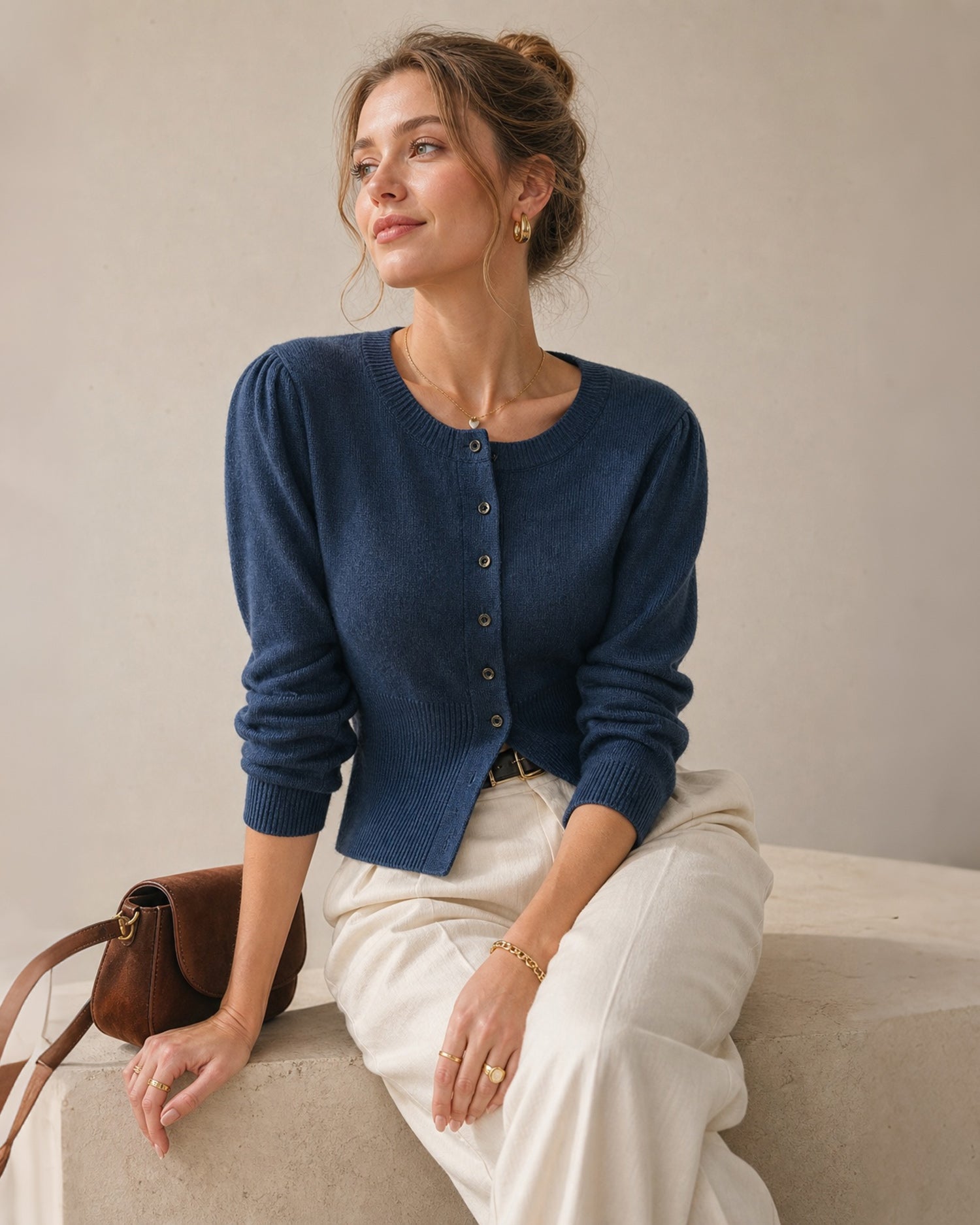 Women's Knitted Viscose Cardigans - RIHOAS