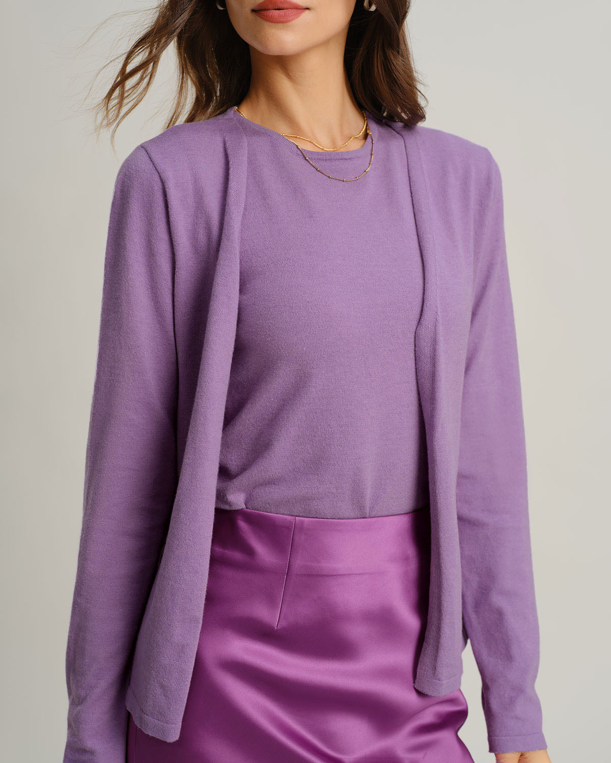 Women's Knitted Viscose Cardigans Tops - RIHOAS