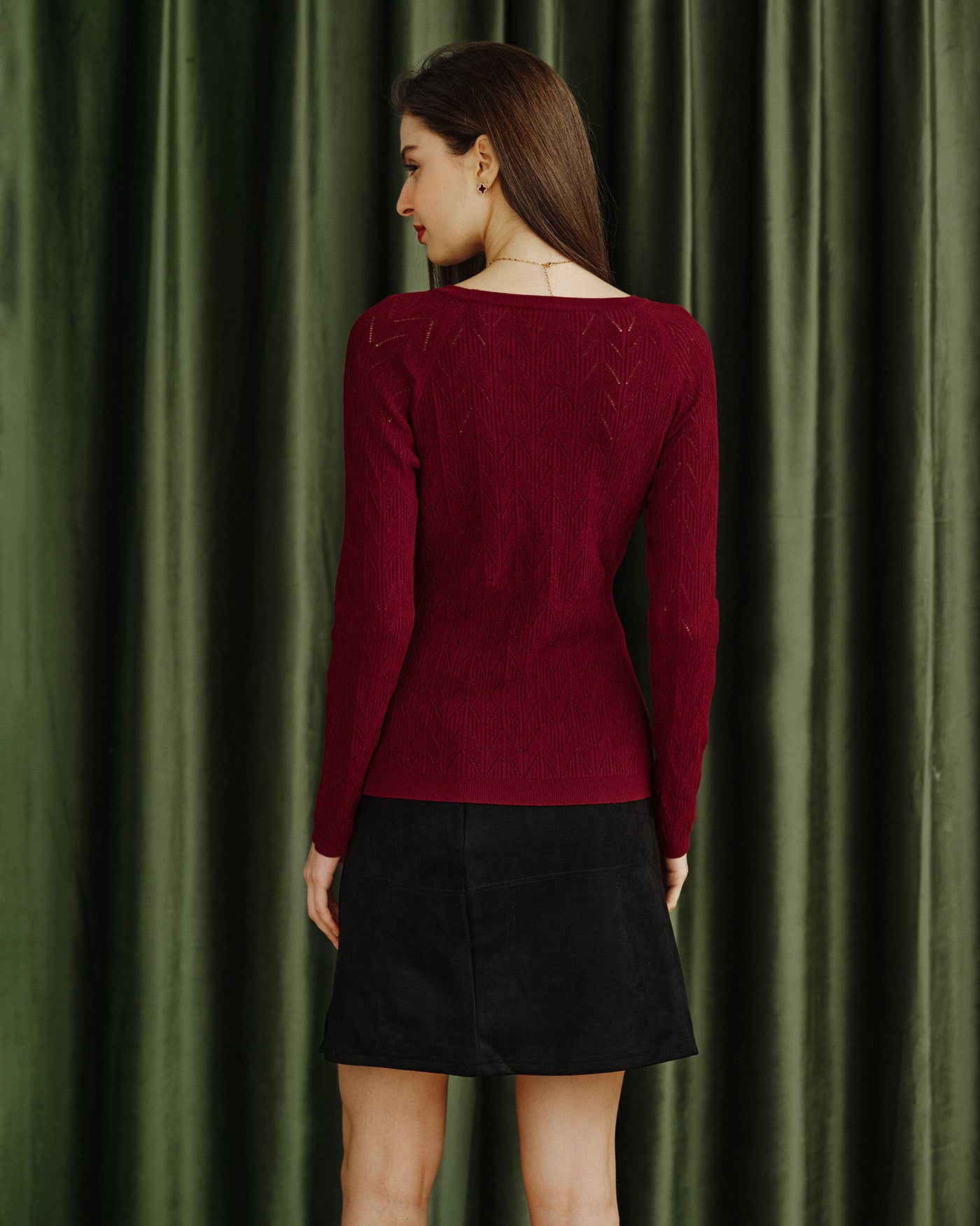 Women's Knitted Viscose Knits Cardigans Tops - RIHOAS