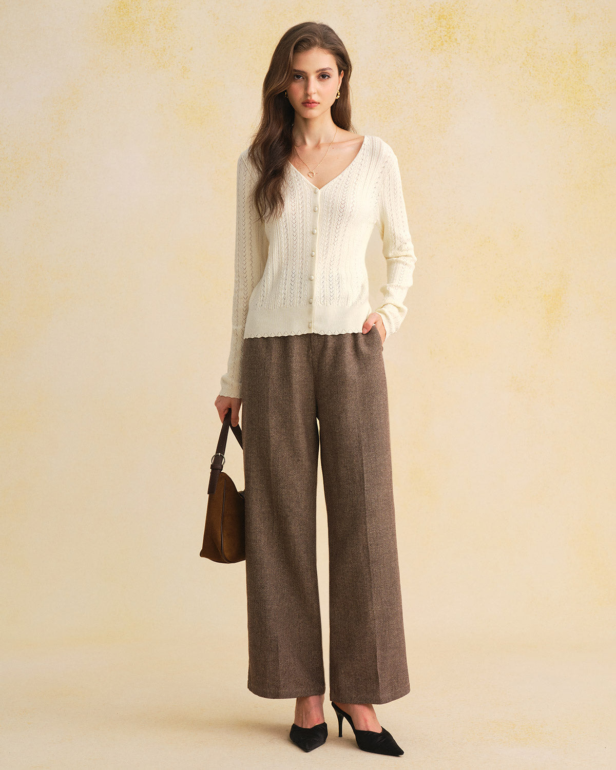 Women's Knitted Viscose Knits Cardigans Tops - RIHOAS
