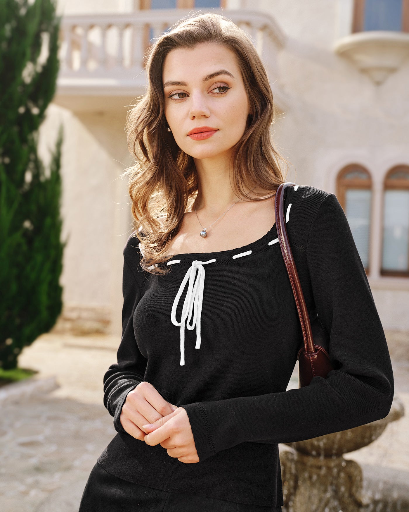 Women's Knitted Viscose Knits Tops - RIHOAS