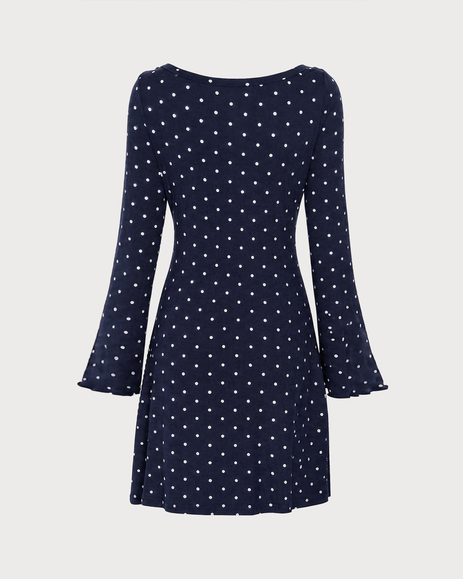 Women's Knitted Viscose Mini Dress - RIHOAS - 02