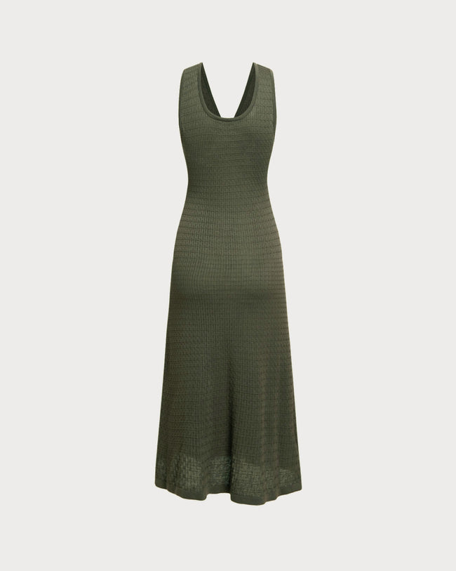 Women's Knitted Viscose Sweater Dress Dresses - RIHOAS