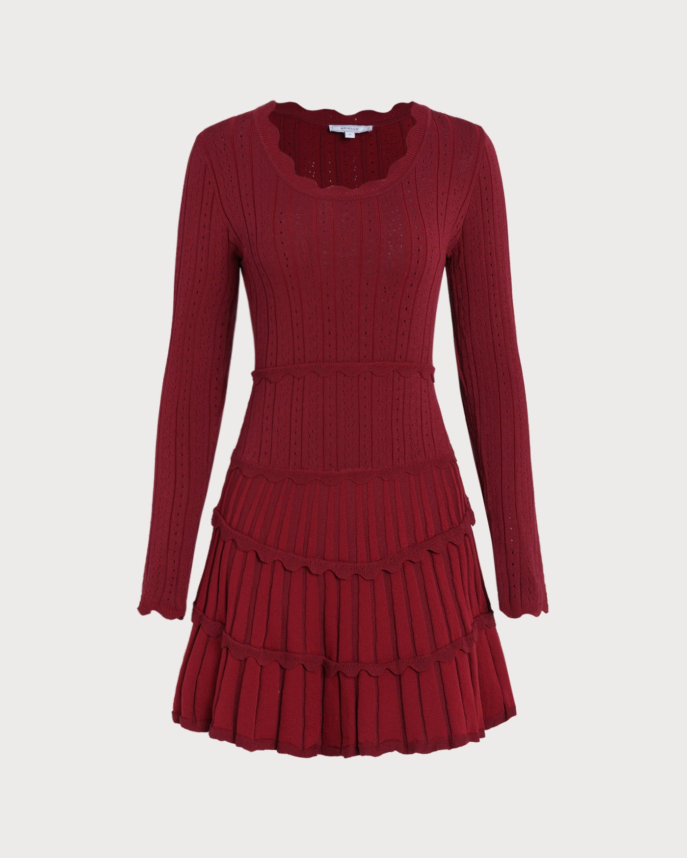 Women's Knitted Viscose Sweater Dress Dresses - RIHOAS