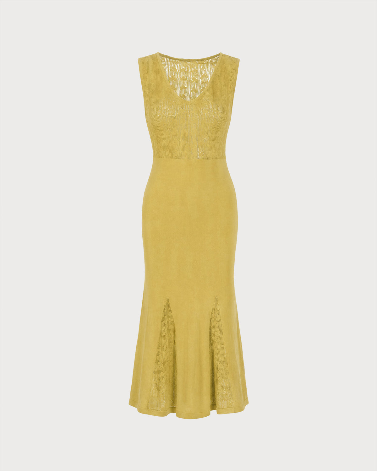 Women's Knitted Viscose Sweater Dresses - RIHOAS - 07
