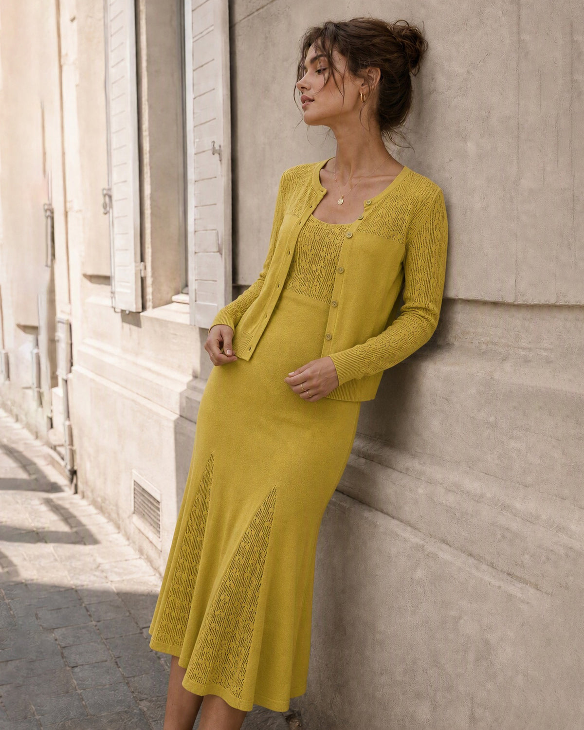 Women's Knitted Viscose Sweater Dresses - RIHOAS