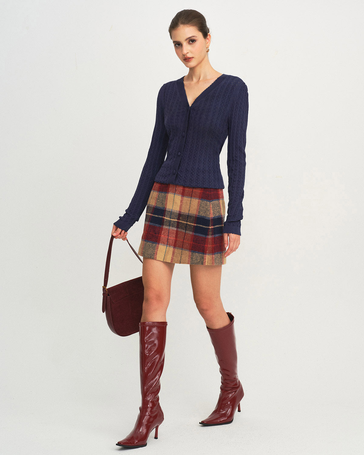 Women's Knitted Viscose Sweater Tops - RIHOAS