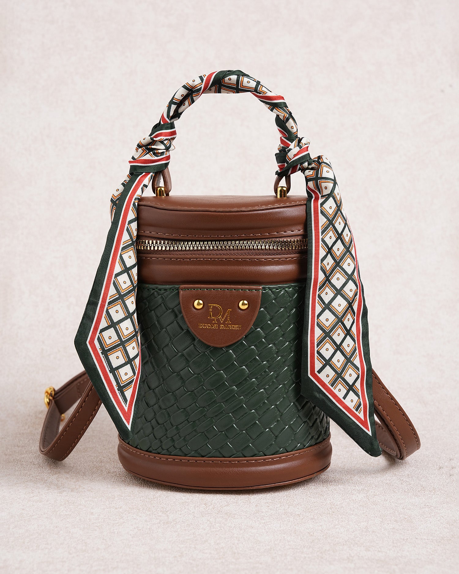Women's Leather Handbags Green - RIHOAS