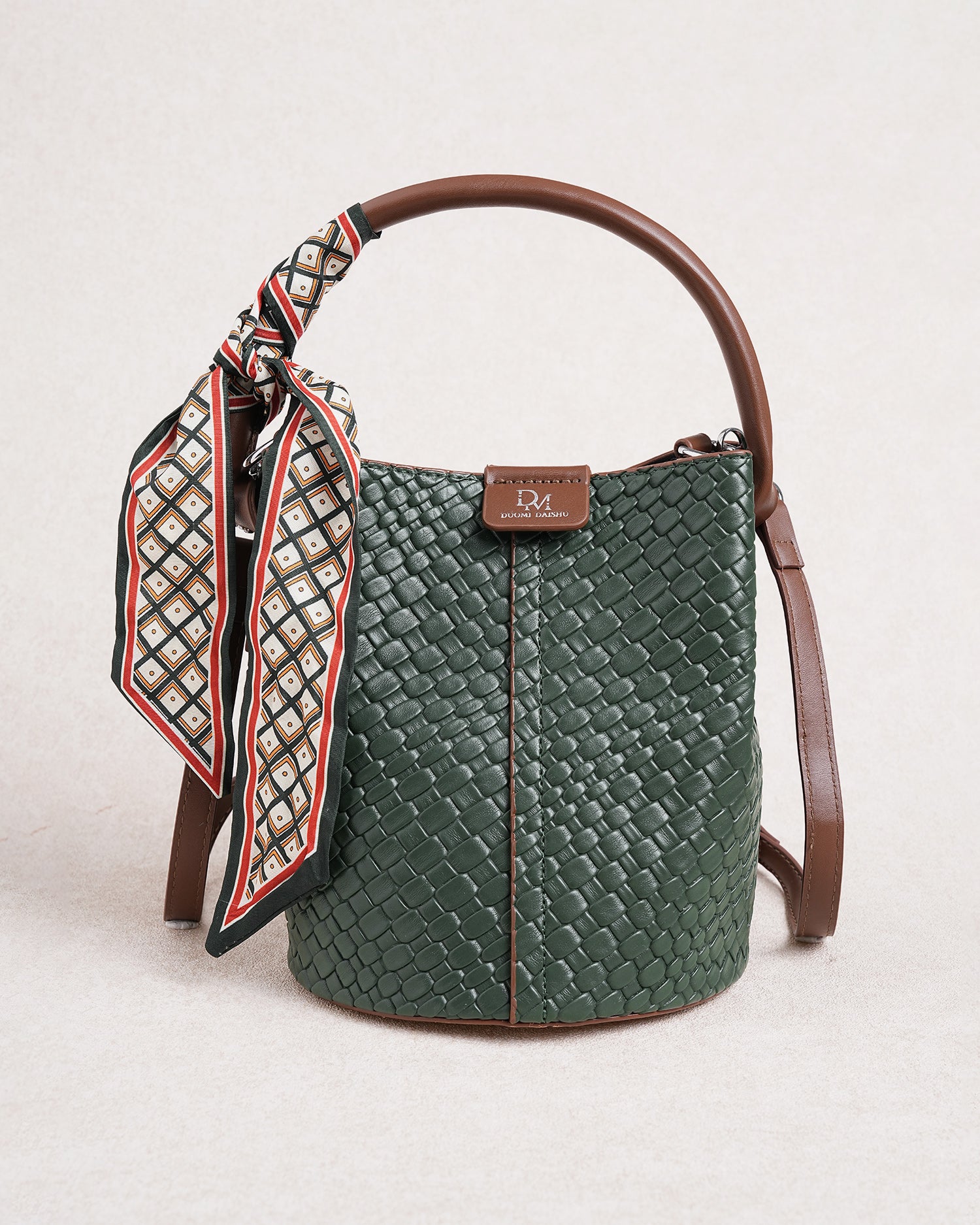 Women's Leather Handbags Green - RIHOAS