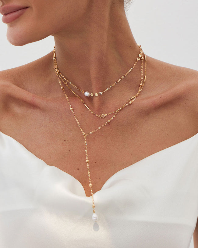 Women's Necklace Gold Necklaces - RIHOAS