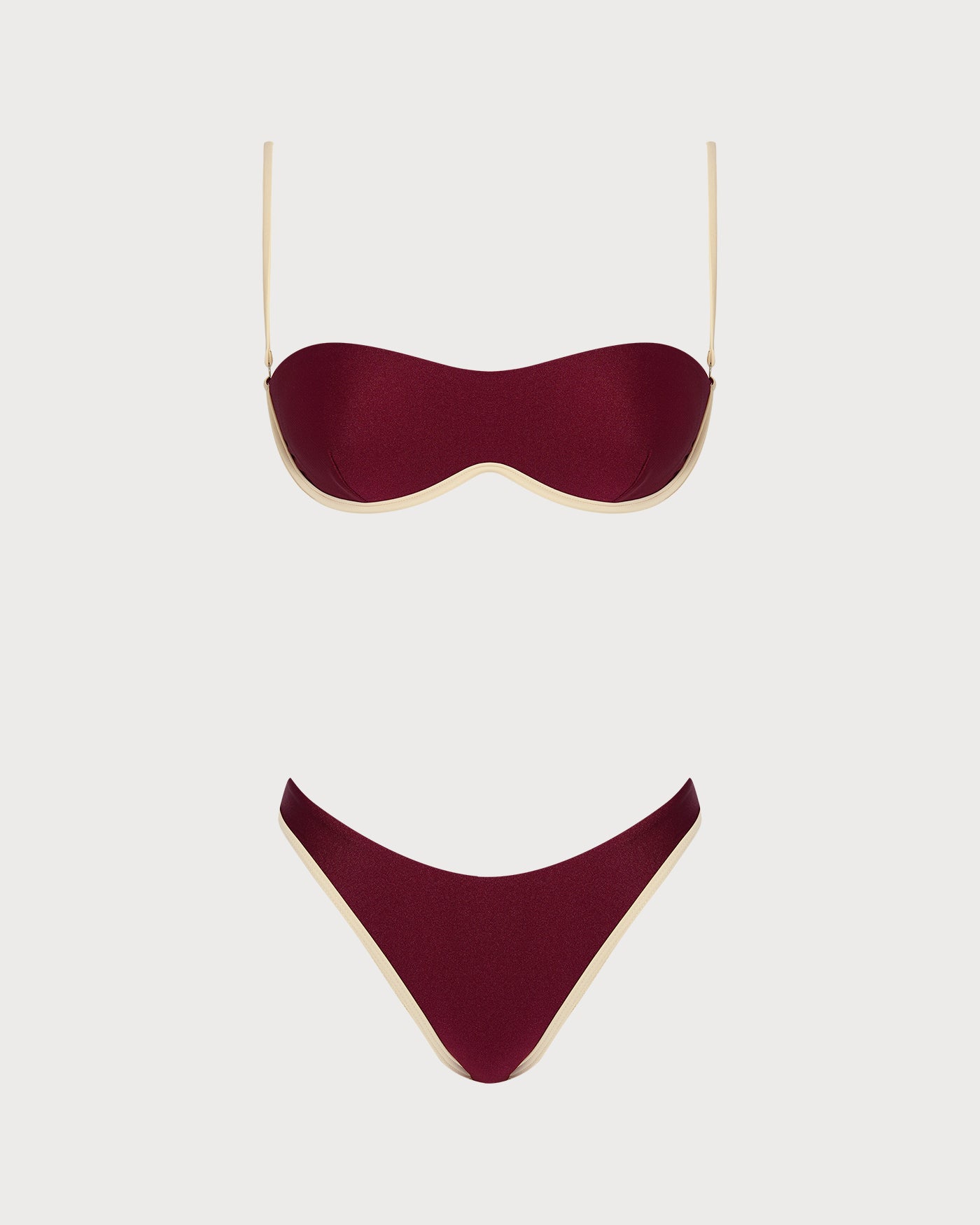 Women's Nylon Knit Bikini Set Bikinis - RIHOAS