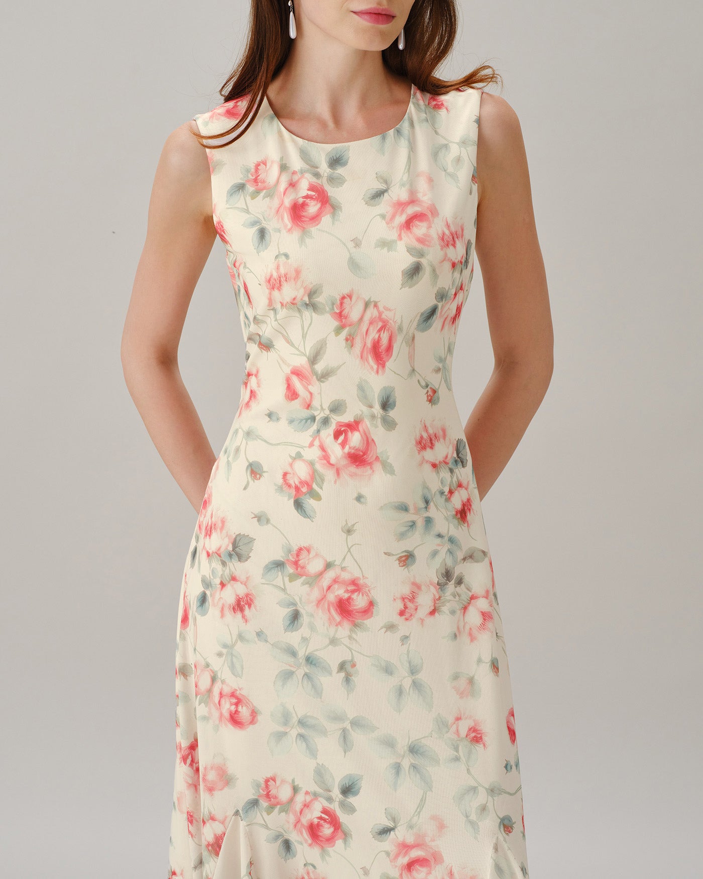 Women's Polyester Knit Maxi Dress Dresses - RIHOAS