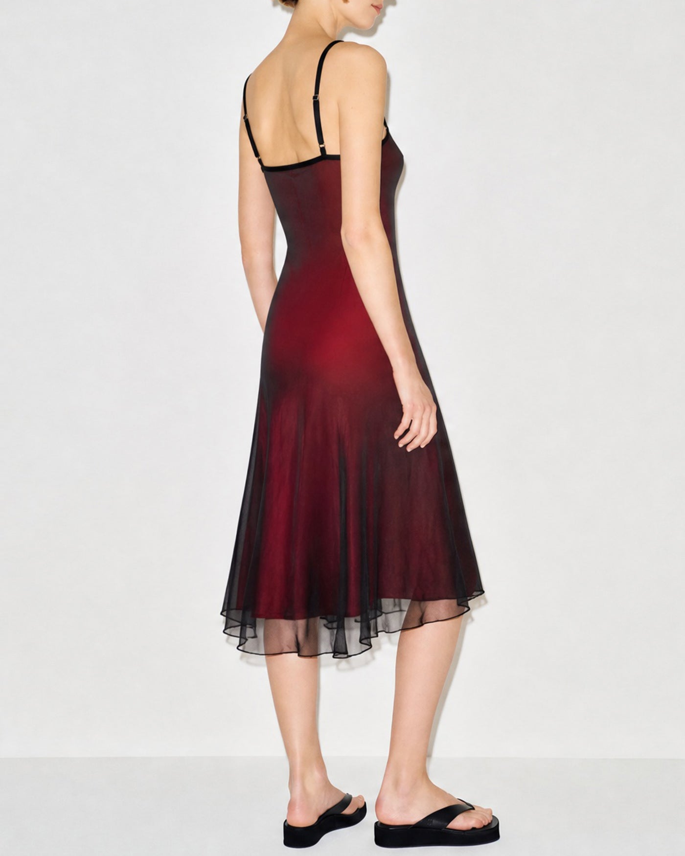 Women's Polyester Knit Midi Dress Dresses - RIHOAS