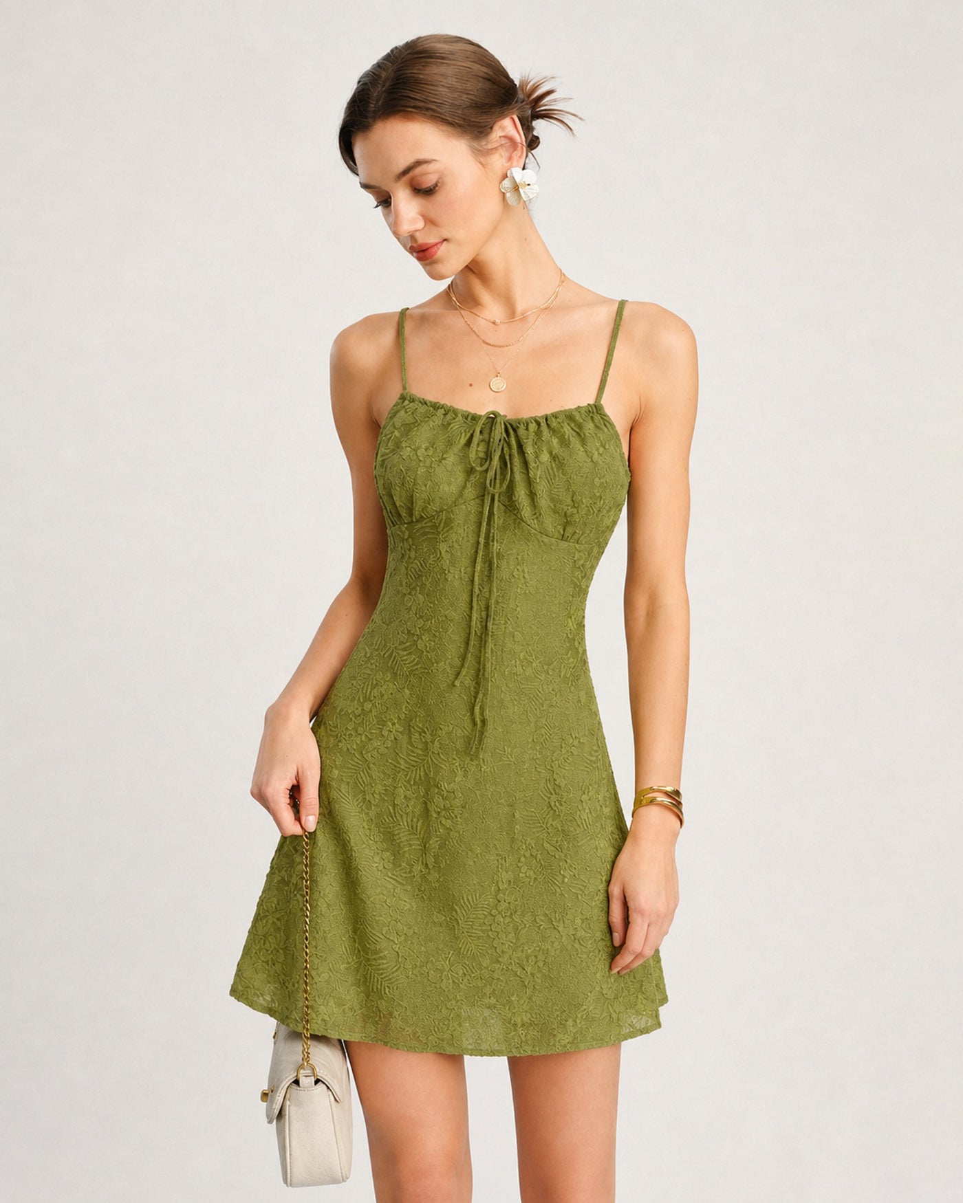 Women's Polyester Knit Mini Dress Dresses - RIHOAS