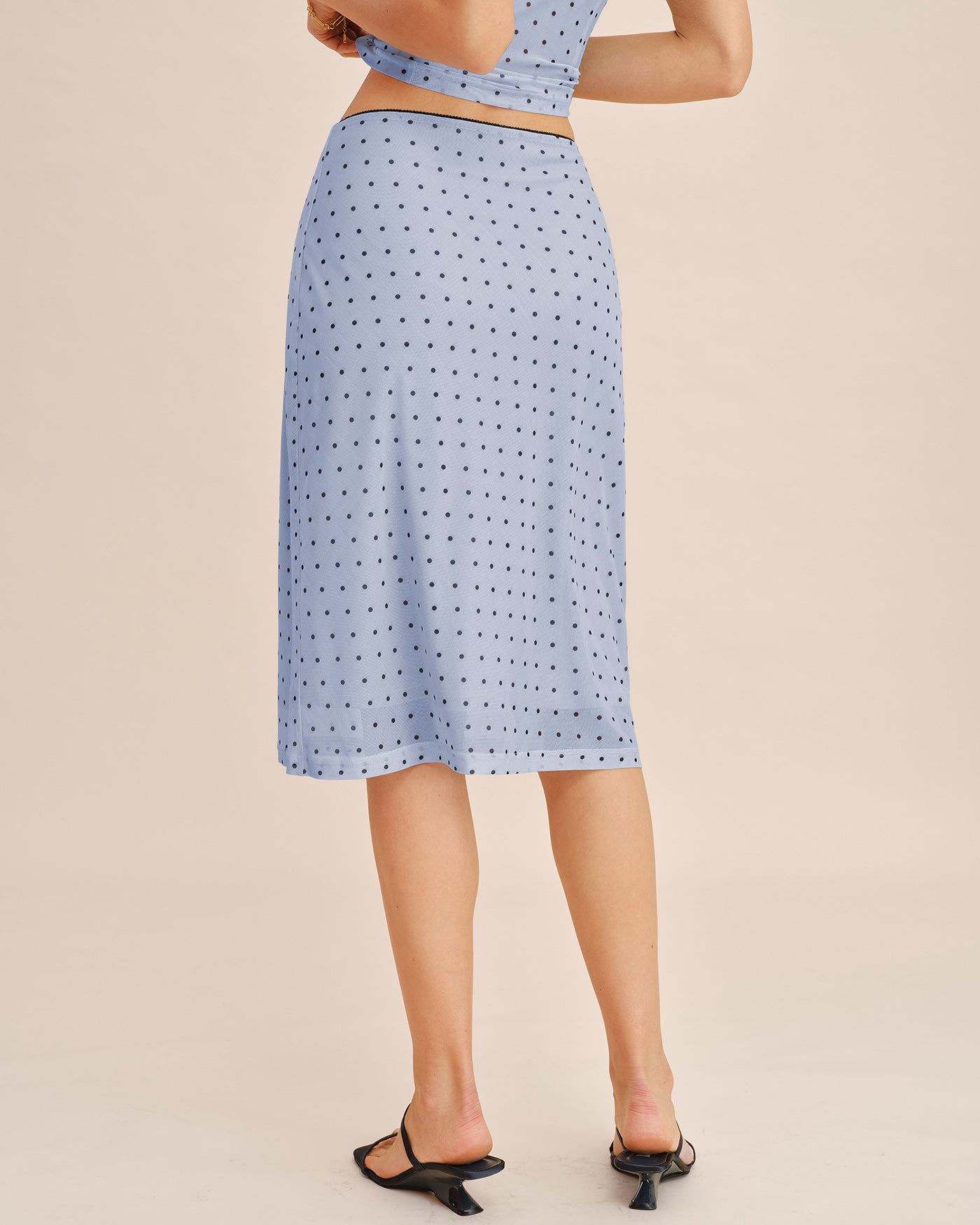 Women's Polyester Knit Skirt Bottoms - RIHOAS