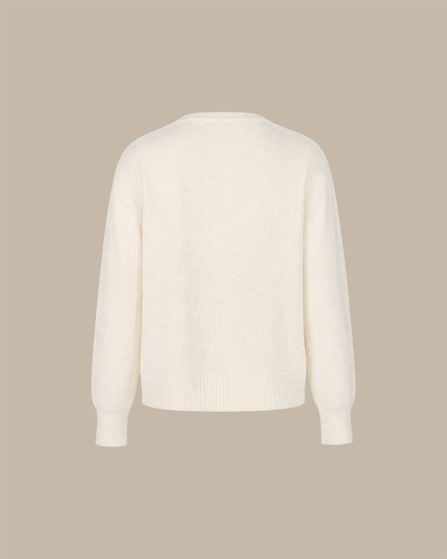 Women's Polyester Knit Sweater Tops - RIHOAS