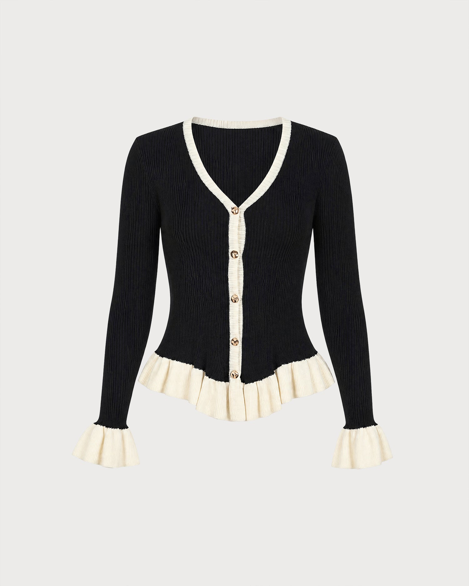 Women's Polyester Knit Sweater - RIHOAS - 03