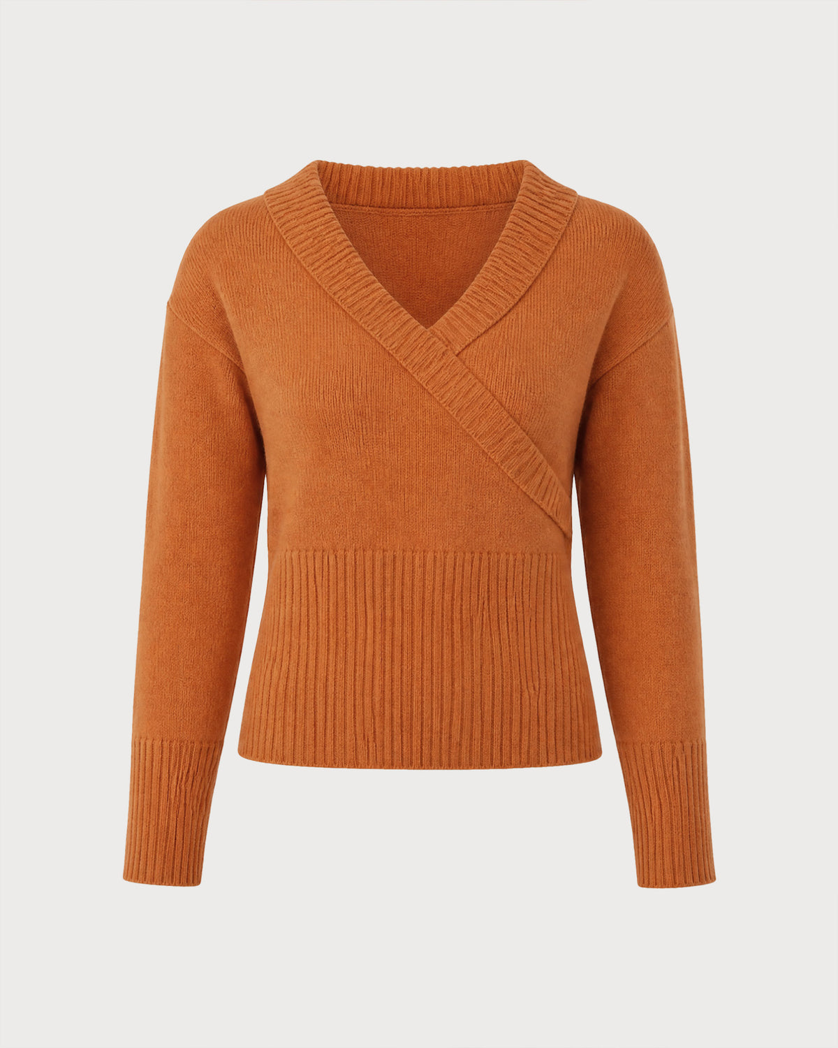 Women's Polyester Knit Sweater - RIHOAS - 02