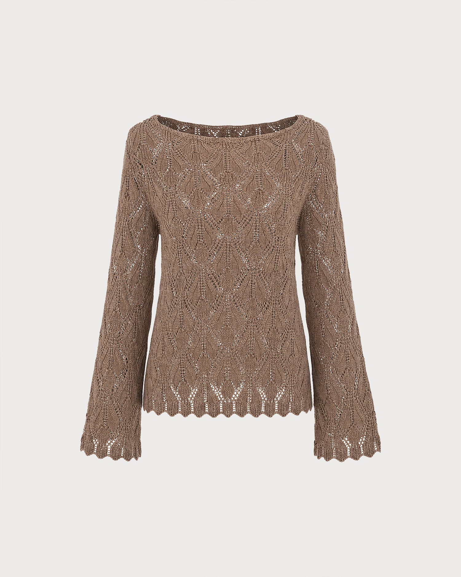 Women's Polyester Knit Sweater - RIHOAS - 01