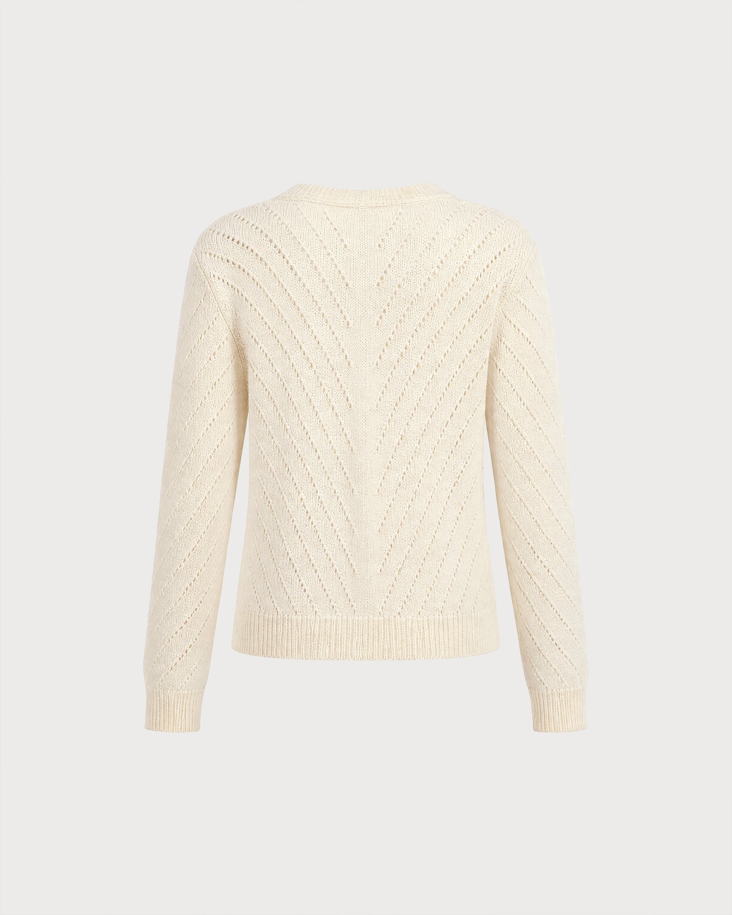 Women's Polyester Knit Sweater - RIHOAS - 02