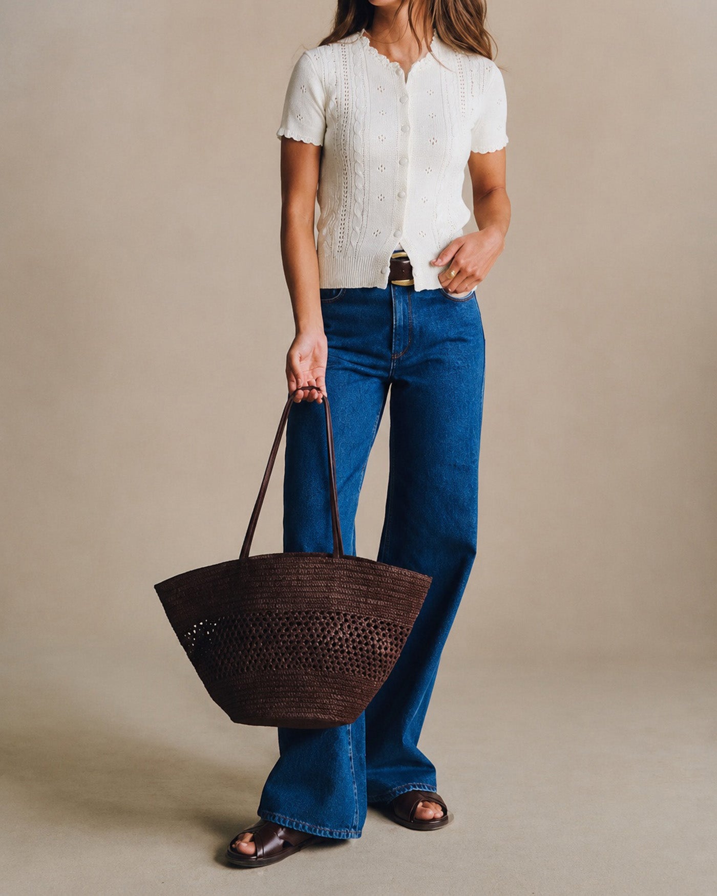 Women's Polyester Knit Sweater Tops - RIHOAS