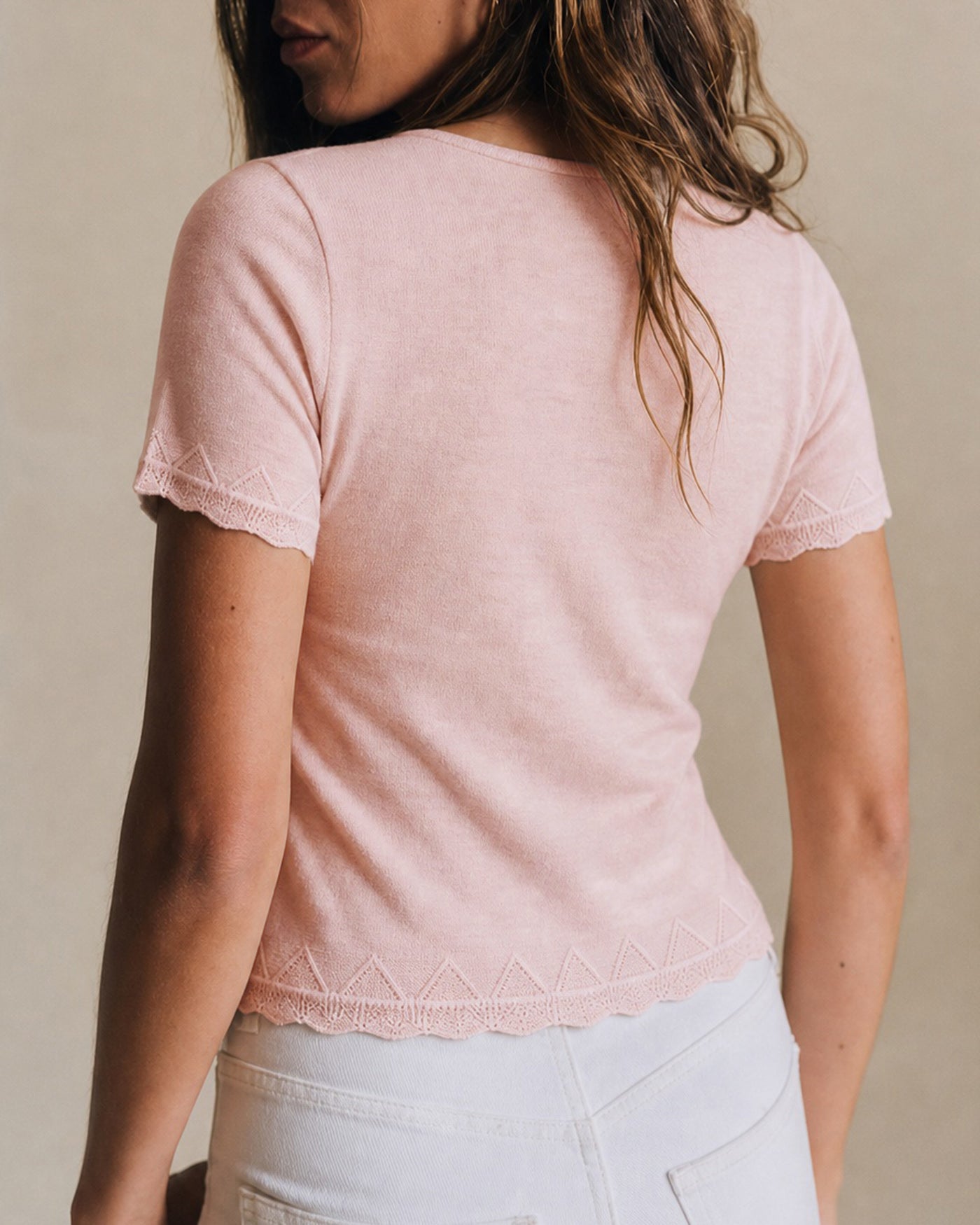 Women's Polyester Knit Sweater Tops - RIHOAS