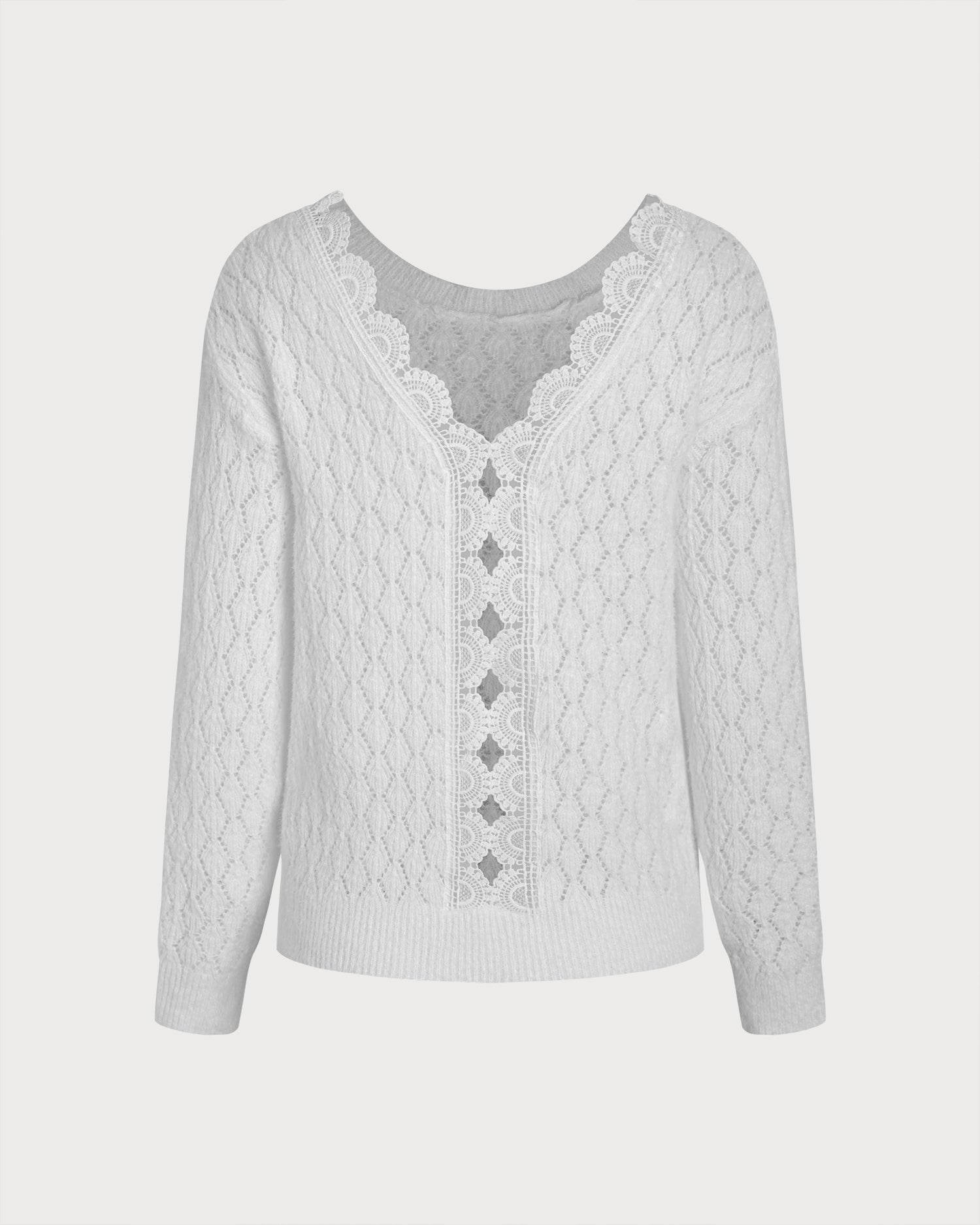 Women's Polyester Knit Sweater - RIHOAS - 05