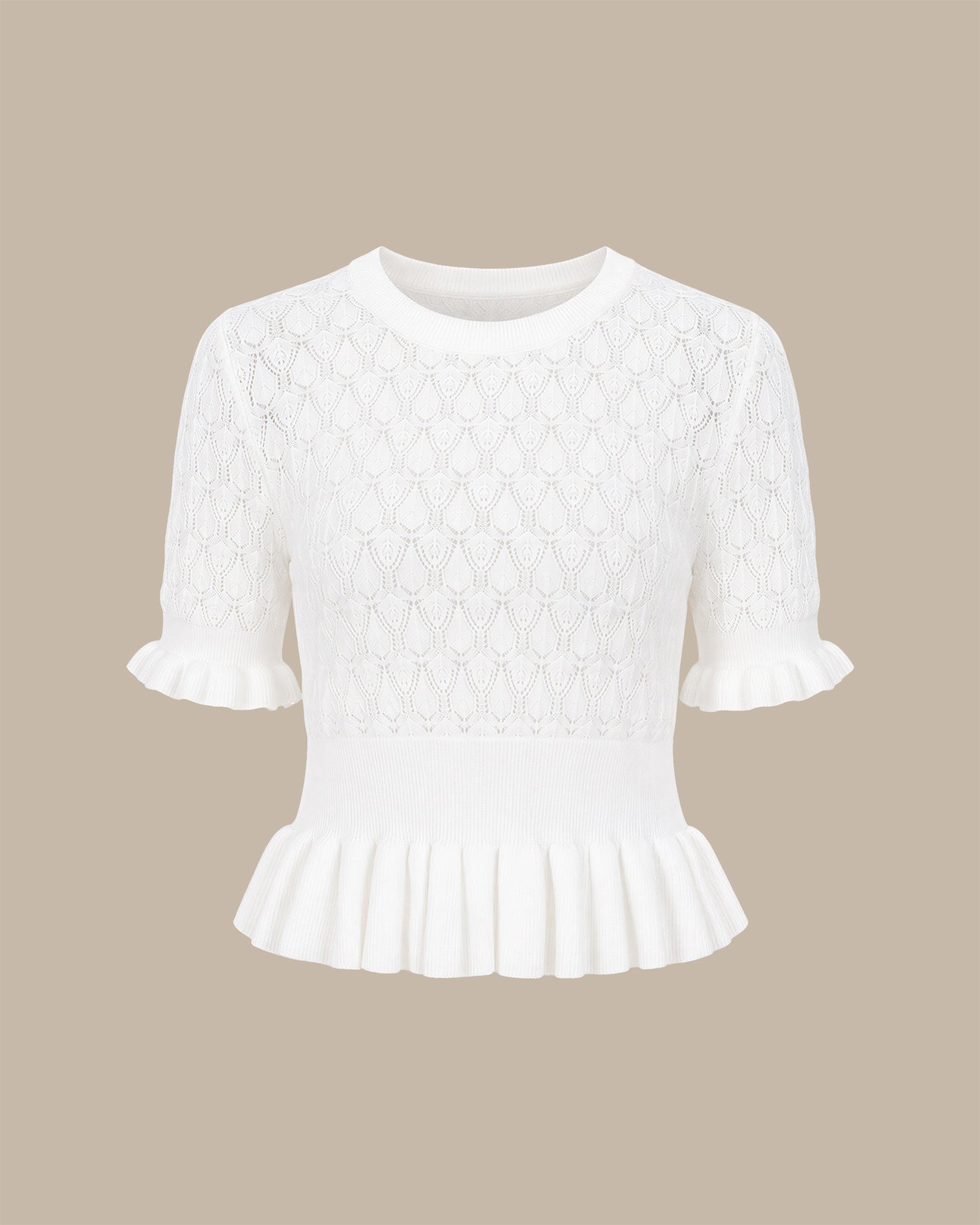 Women's Polyester Knit Top Tops - RIHOAS