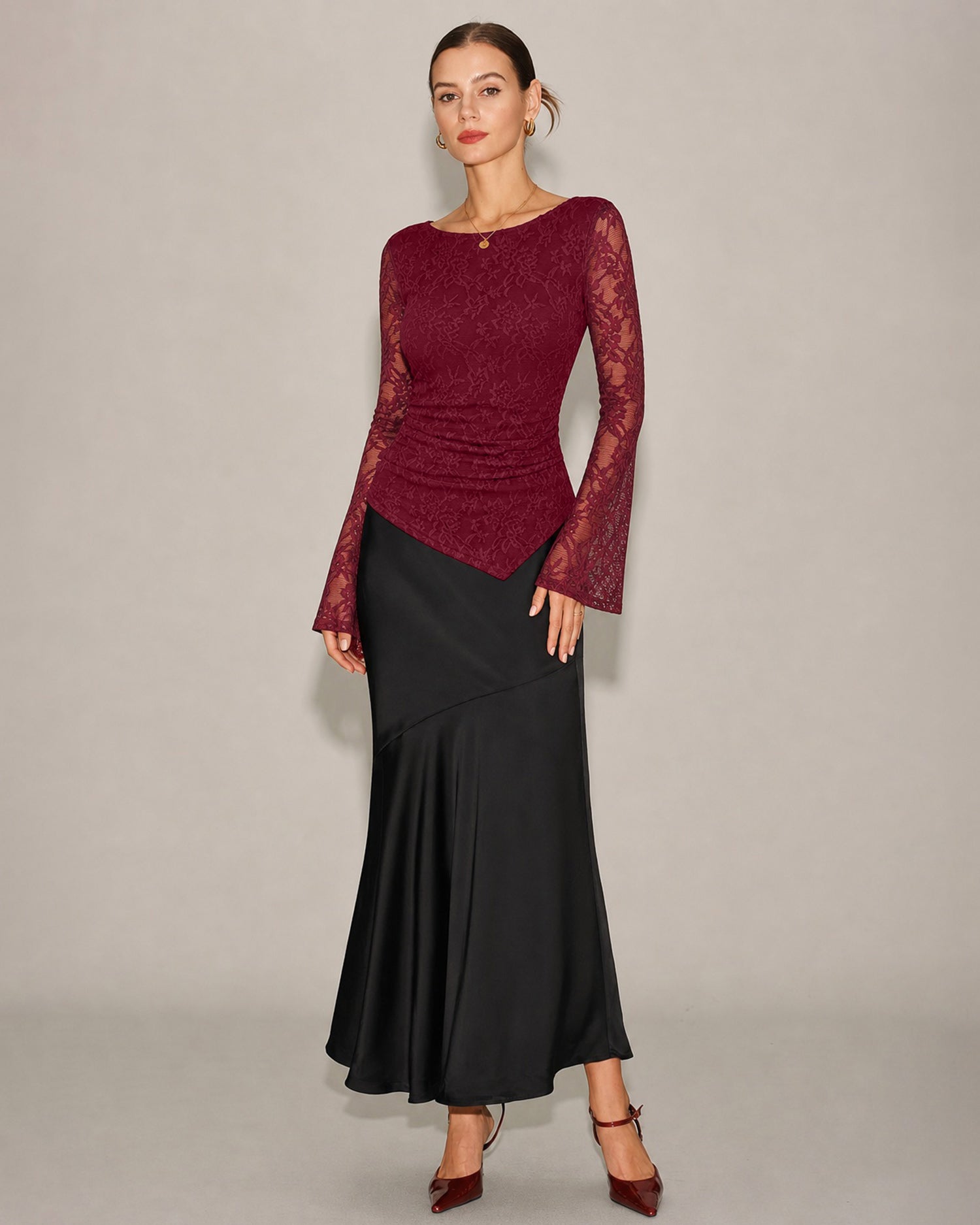 Women's Polyester Knit Top - RIHOAS
