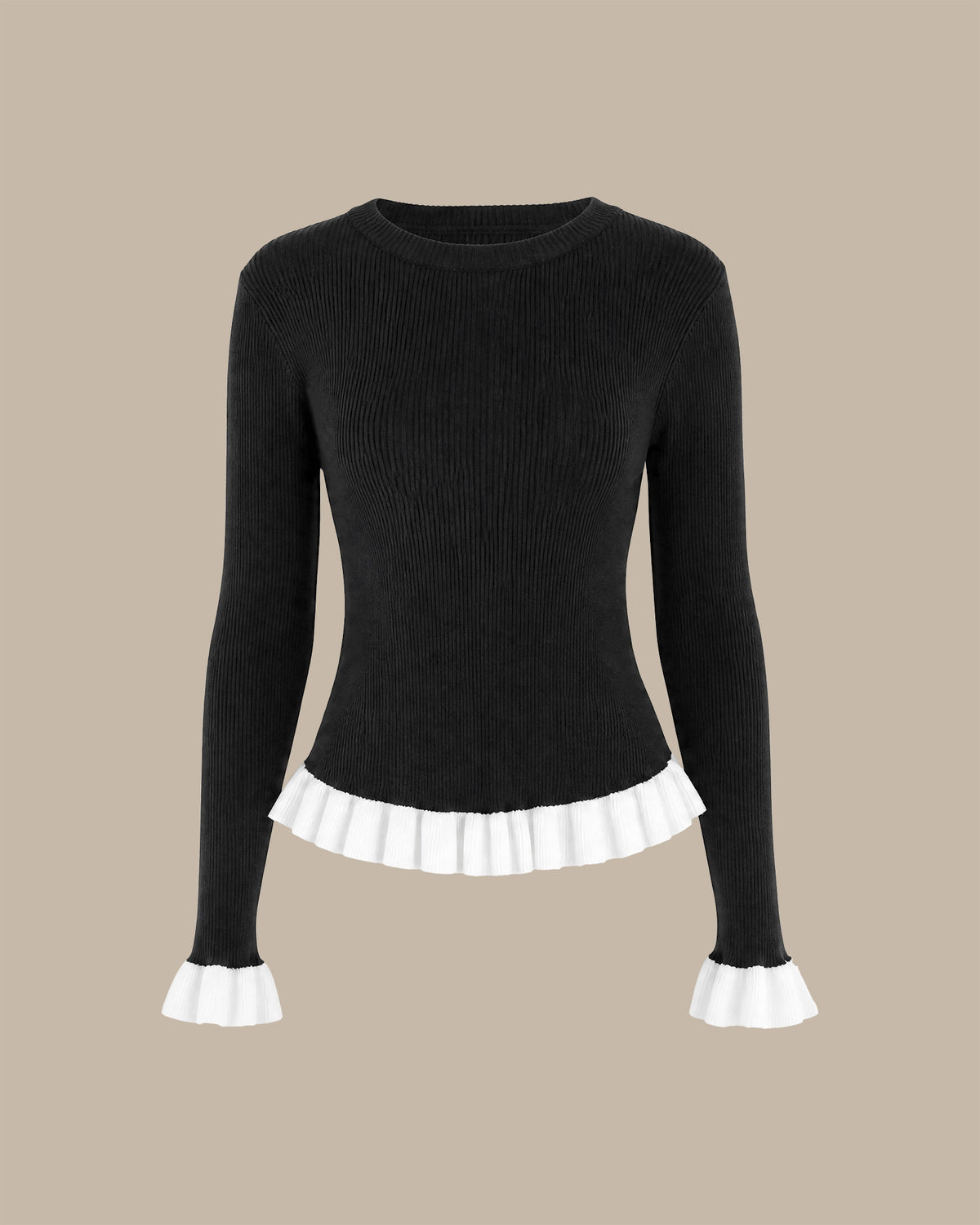 Women's Viscose Knit Sweater - RIHOAS - 01