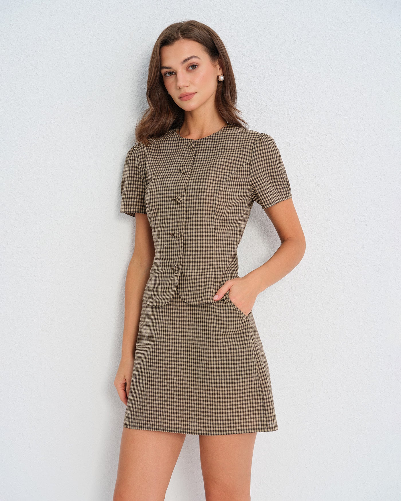 Women's Woven Cotton Blouses Tops - RIHOAS