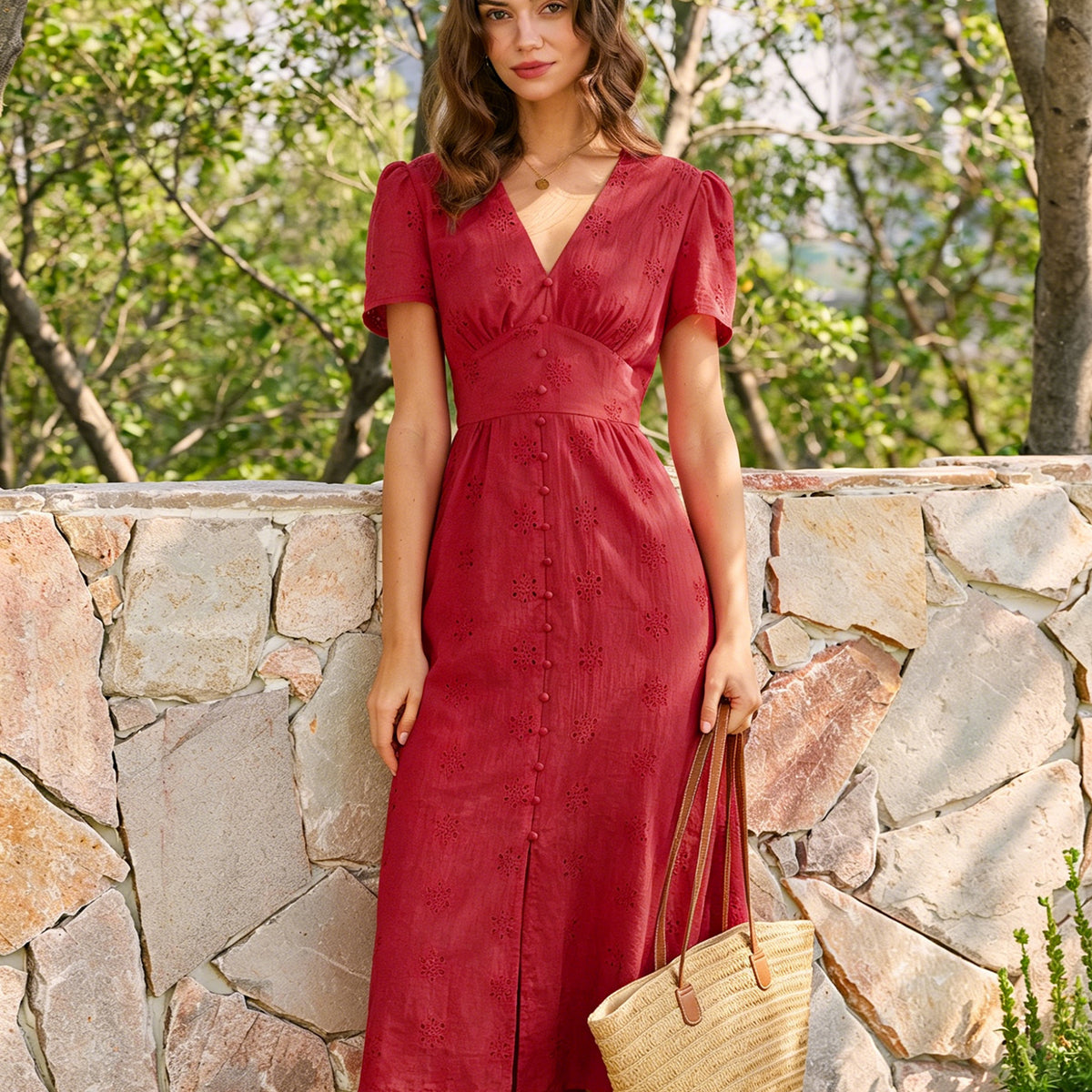 ladies a line summer dresses Catherines A-Line Linen Blend High-Low Dress and have many color for your reference Women's Dresses Ladies Long Midi