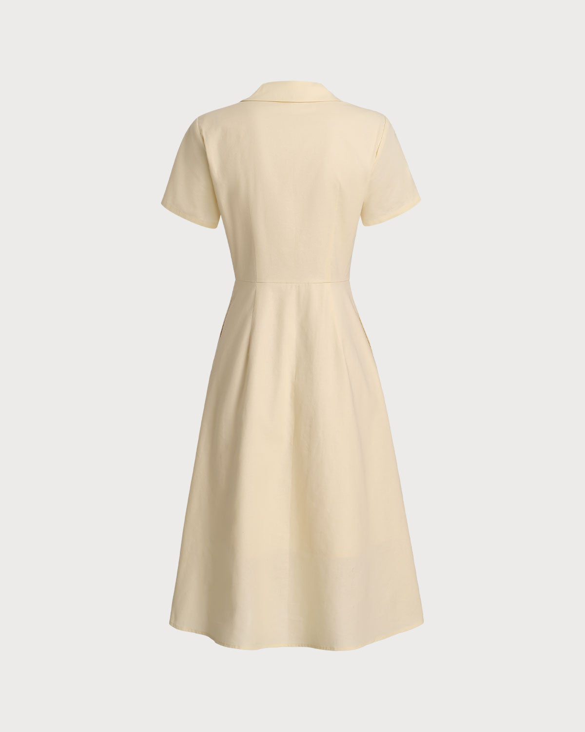 Women's Woven Cotton Midi Dresses Dresses - RIHOAS
