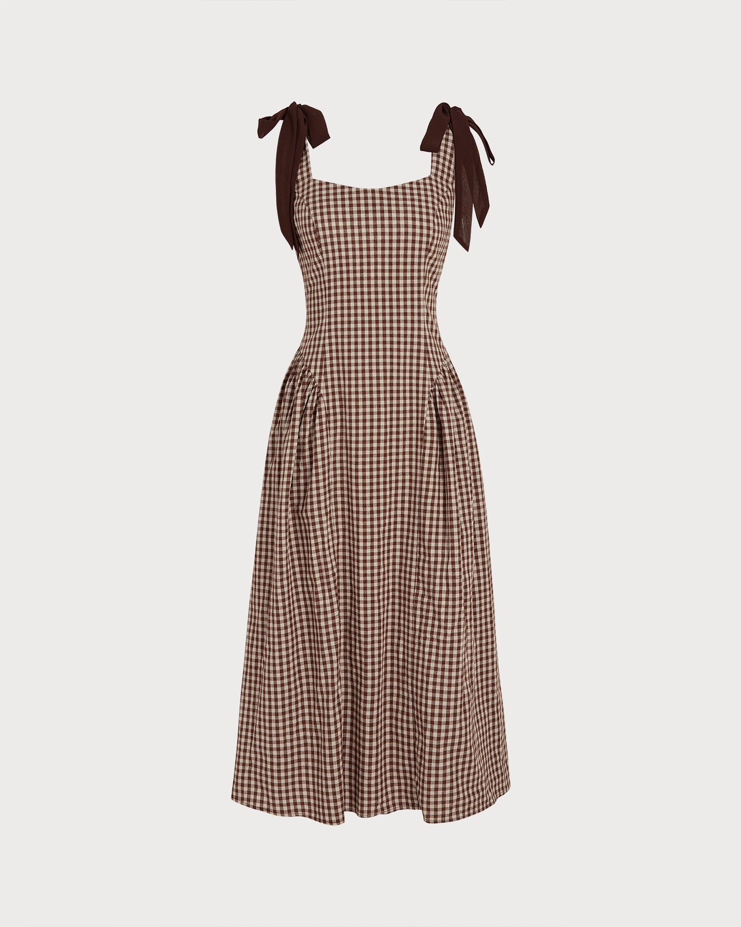 Women's Woven Cotton Midi Dresses - RIHOAS - 05