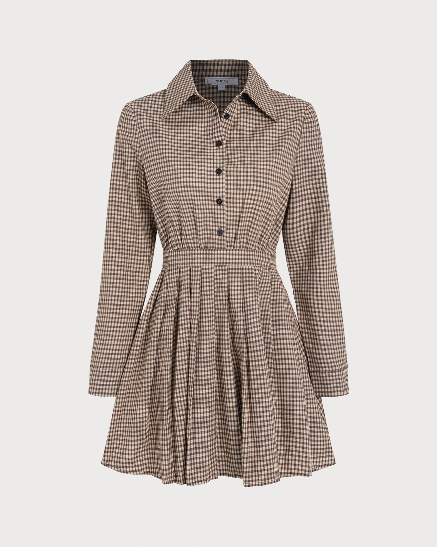 Women's Woven Cotton Mini Dress Dresses - RIHOAS