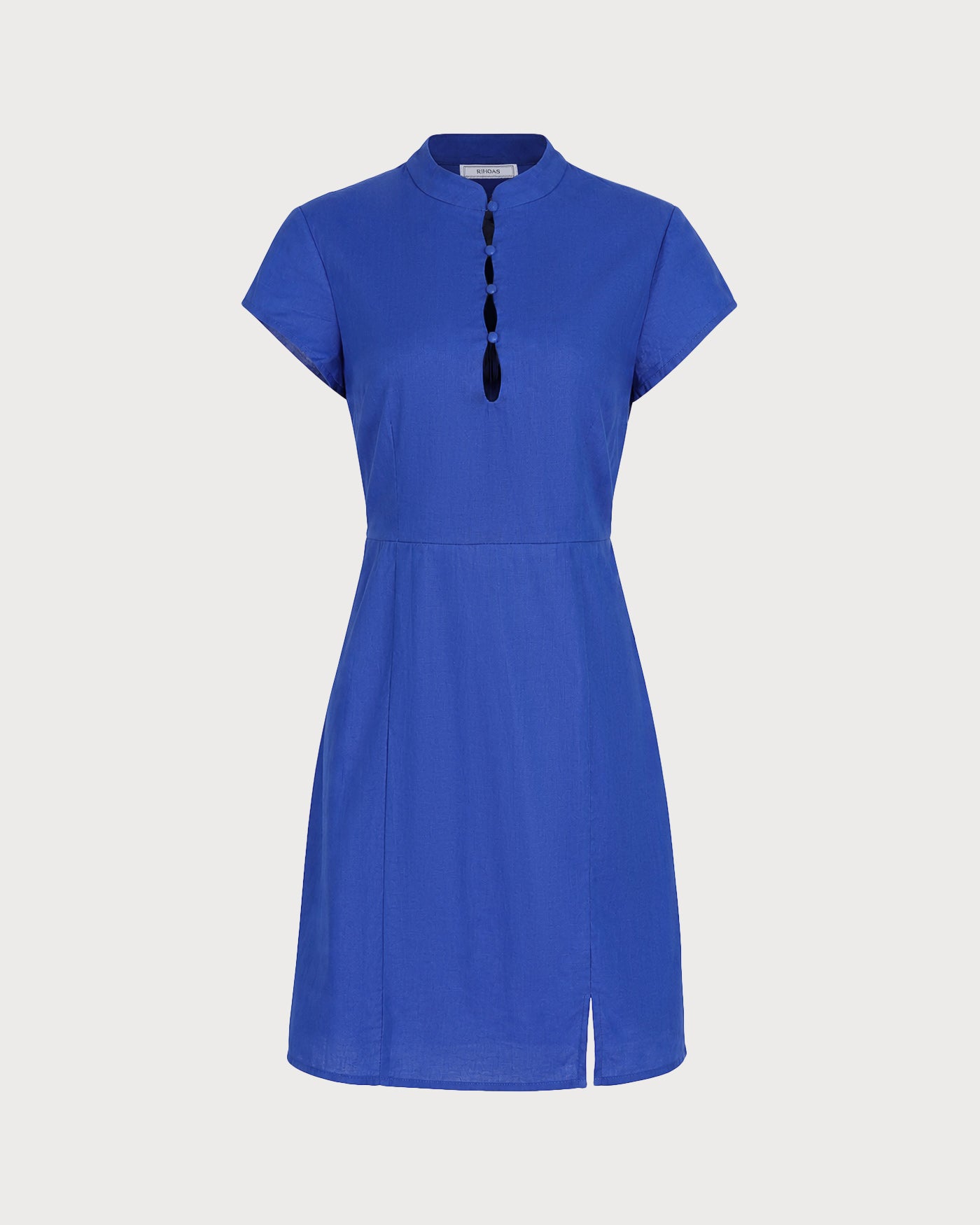 Women's Woven Cotton Mini Dress Dresses - RIHOAS
