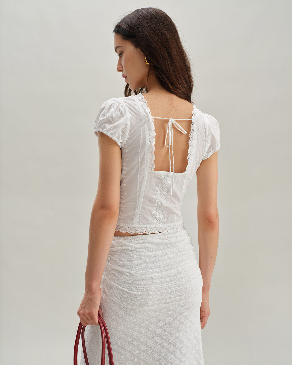 Women's Woven Cotton Shirt Tops - RIHOAS