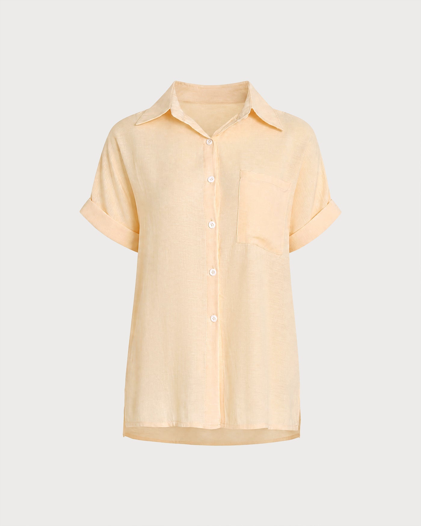 Women's Woven Cotton Shirt Tops - RIHOAS