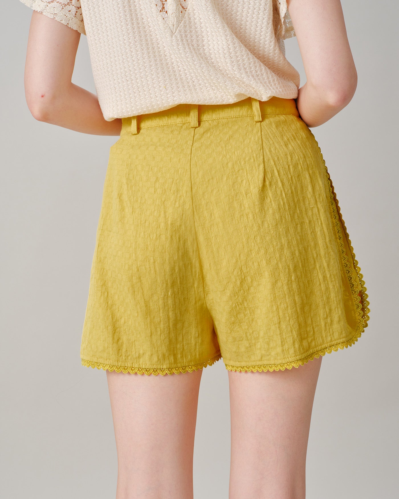Women's Woven Cotton Shorts Bottoms - RIHOAS