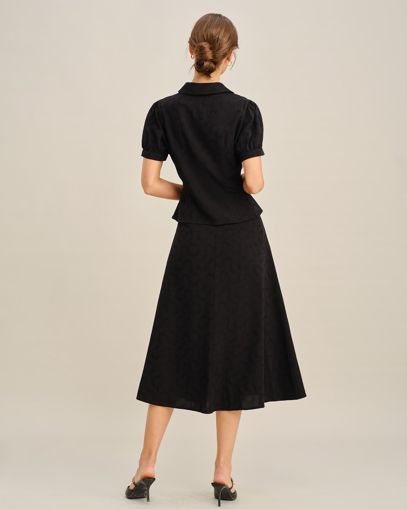 Women's Woven Cotton Skirt Bottoms - RIHOAS