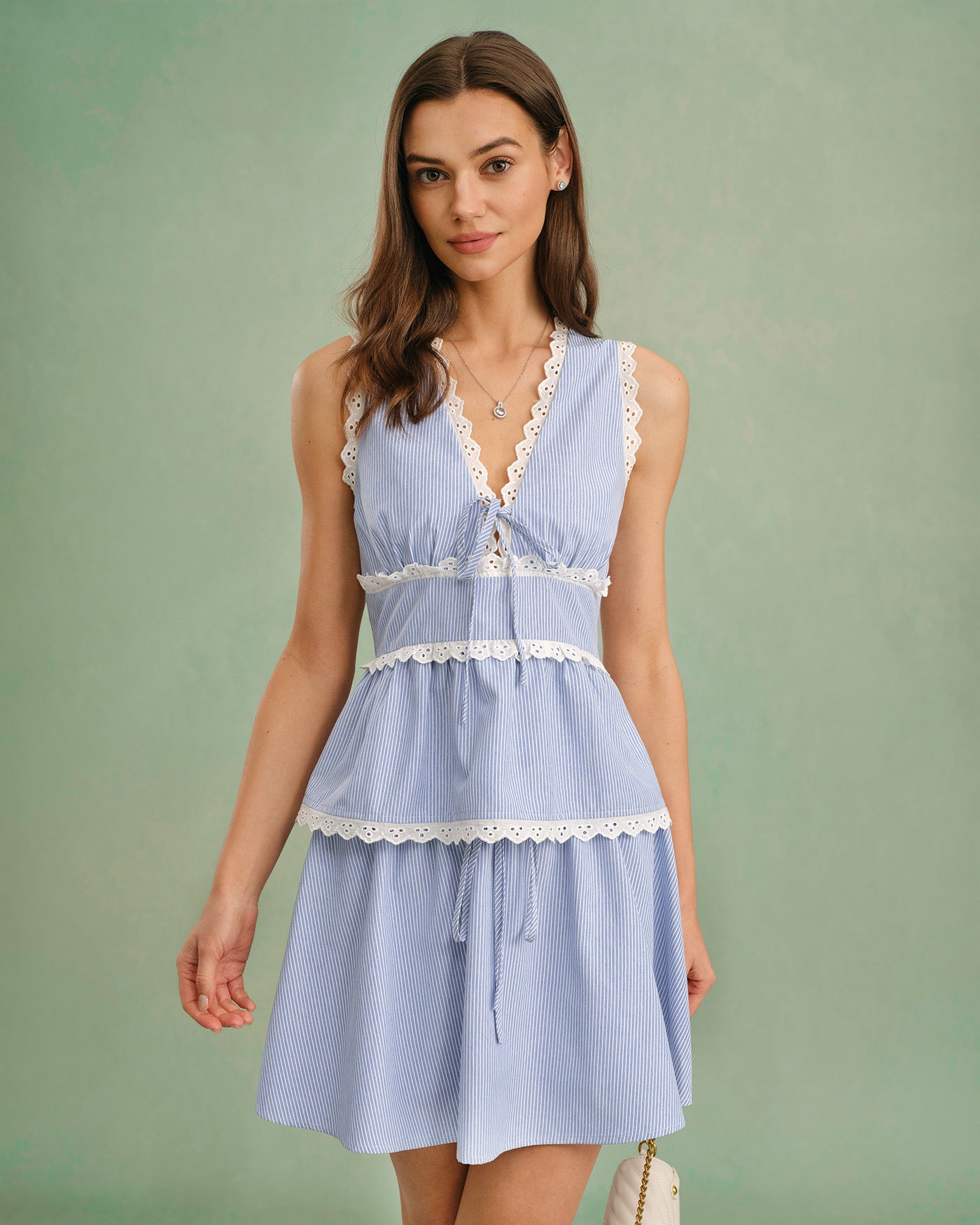 Women's Woven Cotton Skirt Bottoms - RIHOAS