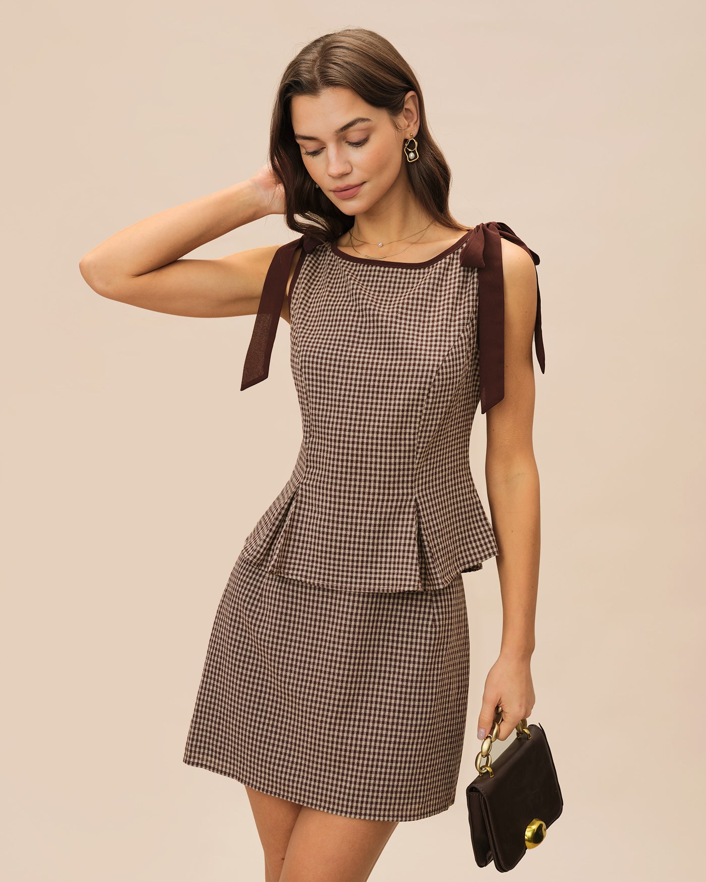 Women's Woven Cotton Skirt Bottoms - RIHOAS