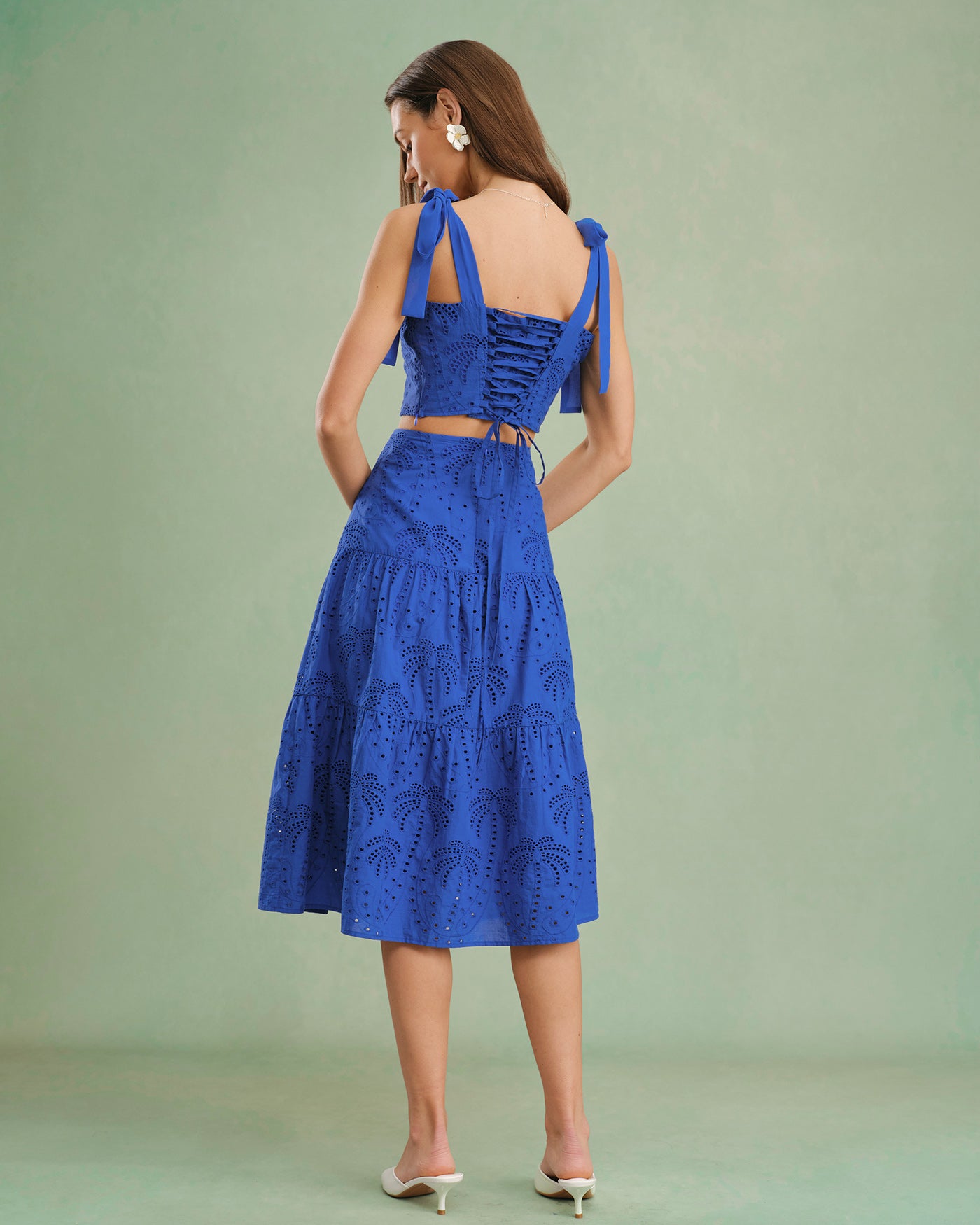 Women's Woven Cotton Skirt Bottoms - RIHOAS