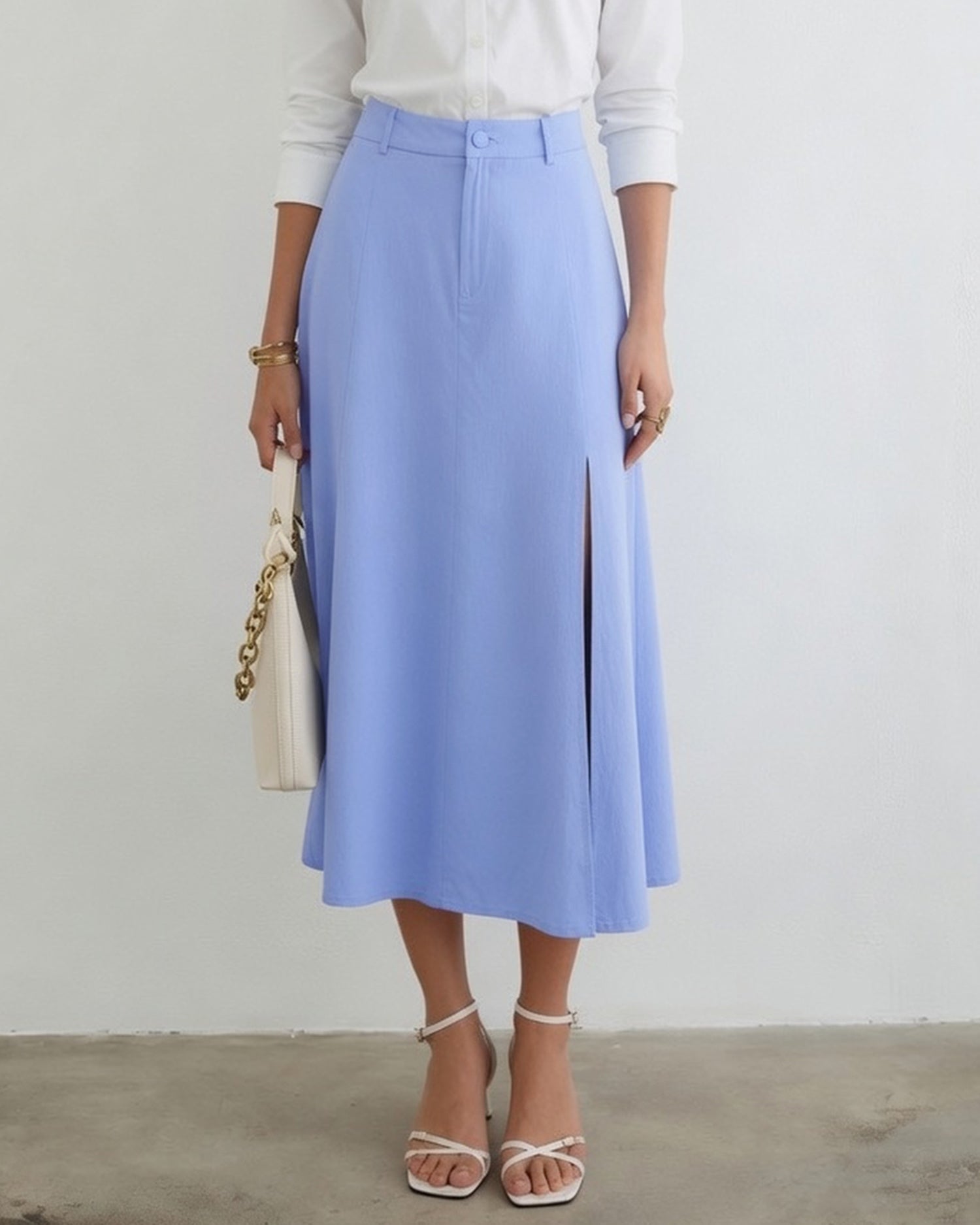 Women's Woven Cotton Skirts - RIHOAS