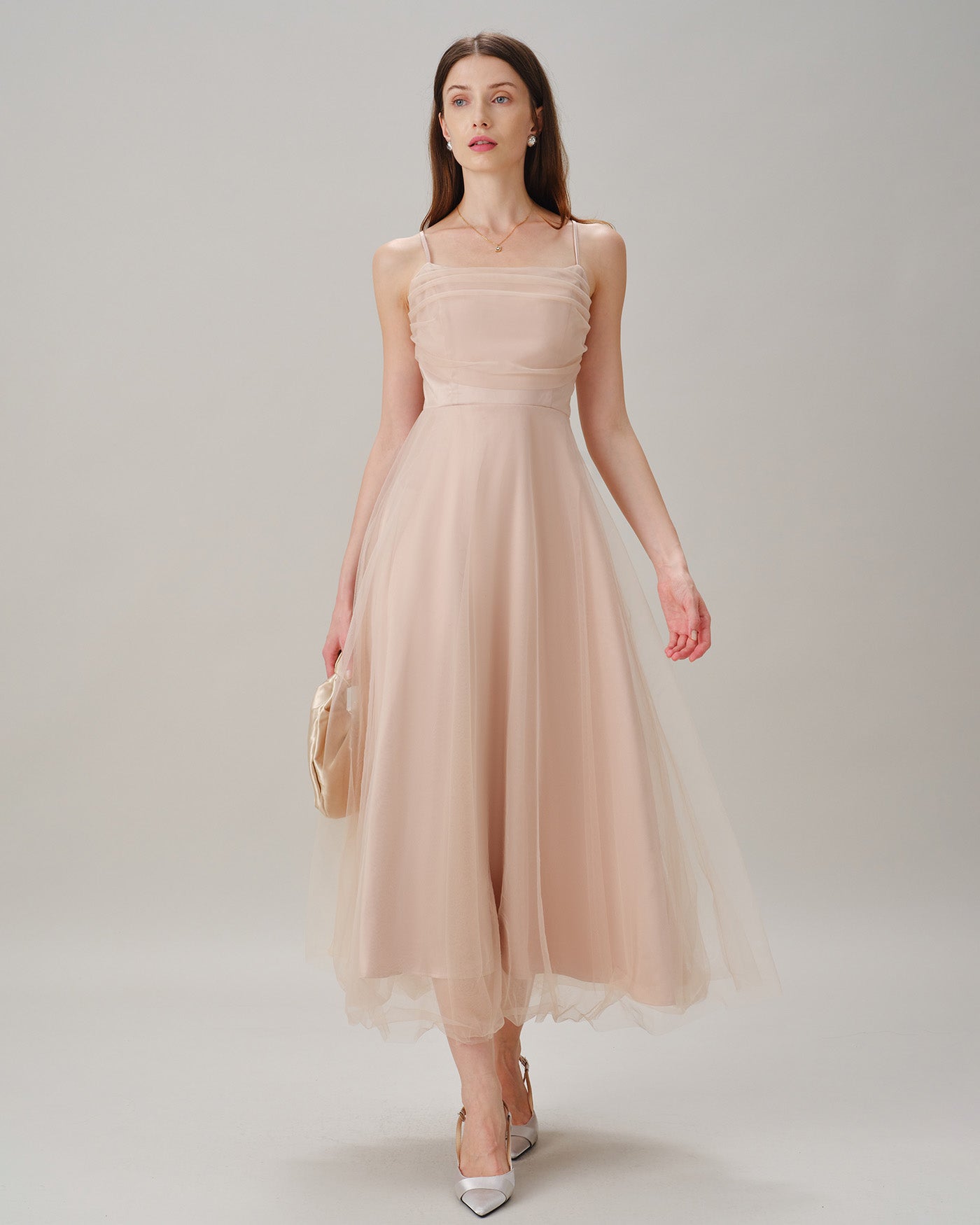 Women's Woven Nylon Midi Dresses Dresses - RIHOAS